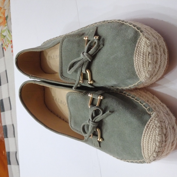 Quinn bow suede platform espadrilles - Picture 1 of 5
